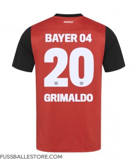 Günstige Bayer Leverkusen Alejandro Grimaldo #20 Heimtrikot 2024-25 Kurzarm